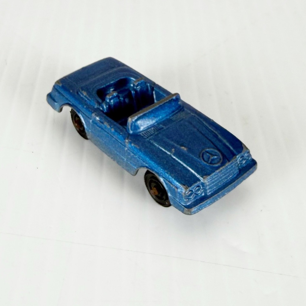 Tootsie Toys Blue Mercedes 450SL Convertible Diecast Model Car